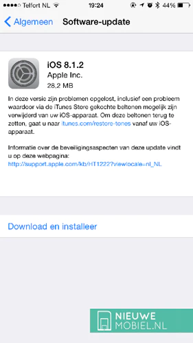 iOS 8.1.2 iOS 8.1.2