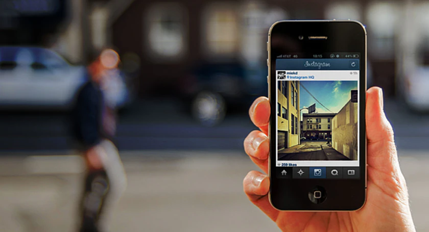 Using instagram