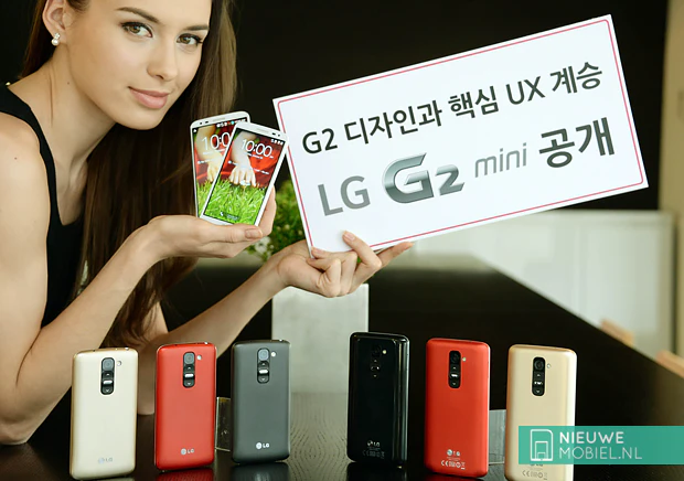 LG G2 mini front and back LG G2 mini front and back