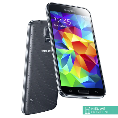 Samsung Galaxy S5 back front Samsung Galaxy S5 back front
