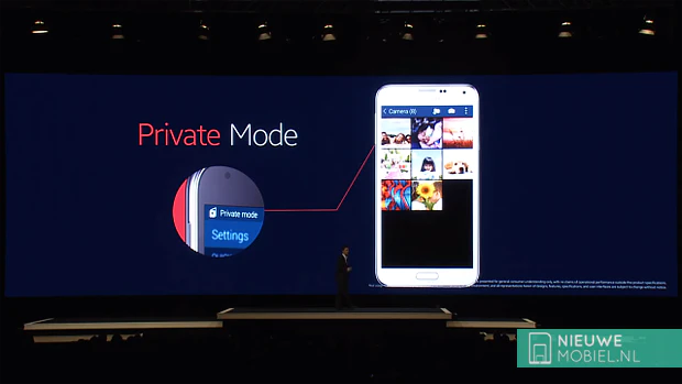 Samsung Galaxy S5 Private Mode