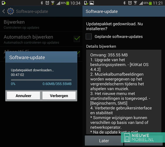 Samsung Galaxy S4 Android 4.4 KitKat