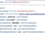 Uaprof Samsung W350f