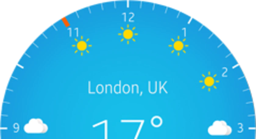 Round samsung gear watchface