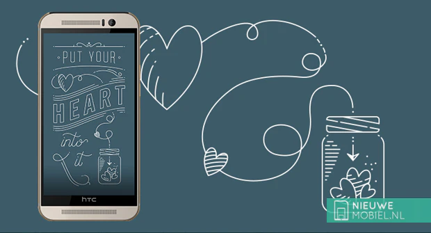 HTC One M9 heart