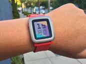 Pebble Time On Wrist