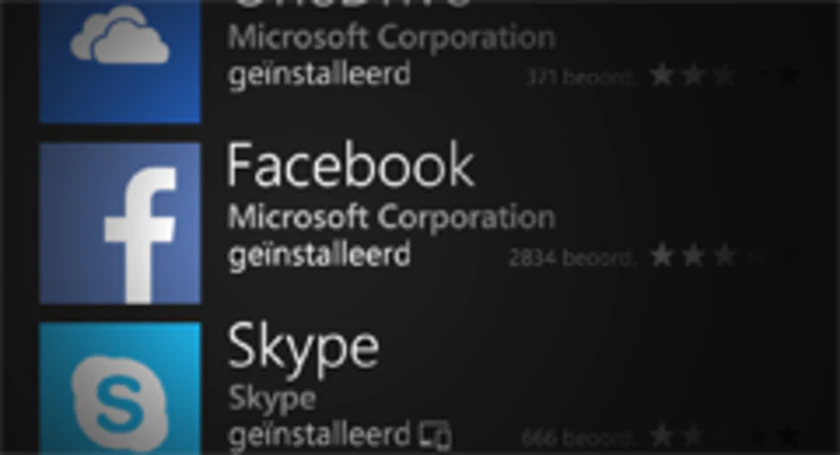 Facebook windowsphone
