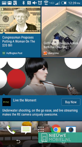 Blinkfeed monetization