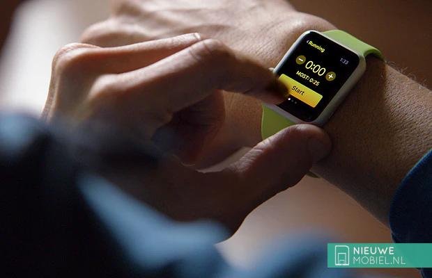 Apple Watch running Apple Watch running