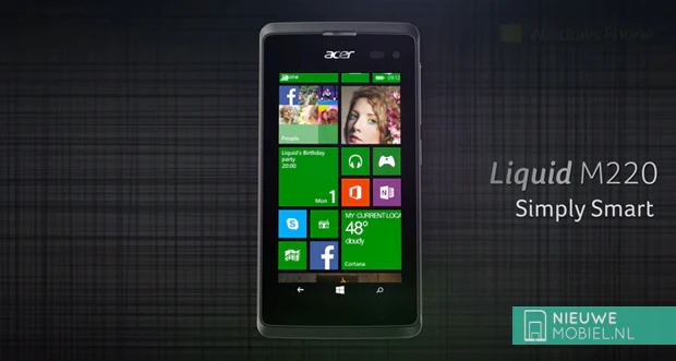 Acer Liquid M220 met Windows