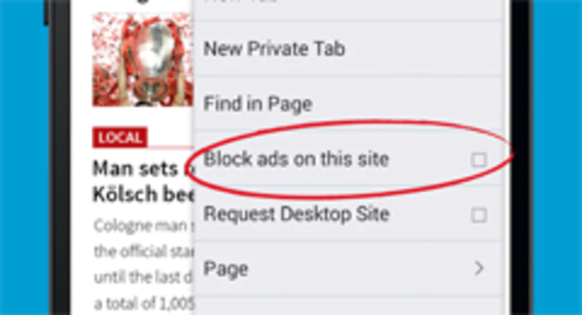 Block ads