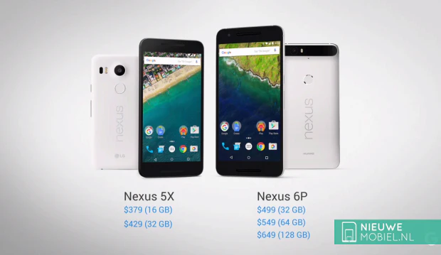 Google Nexus 5X en 6P