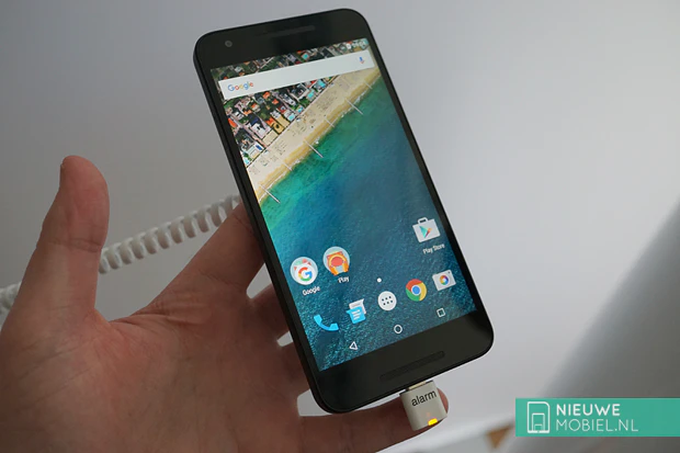 Google Nexus 5X van LG voorzijde