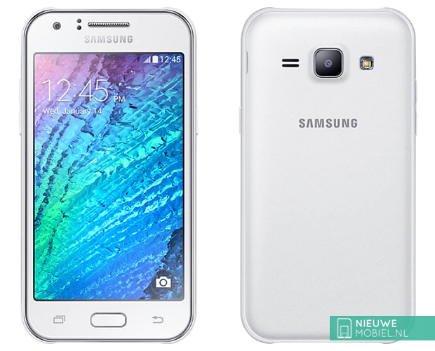 Samsung Galaxy J1 front back