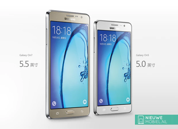 Samsung Galaxy On7 en On5