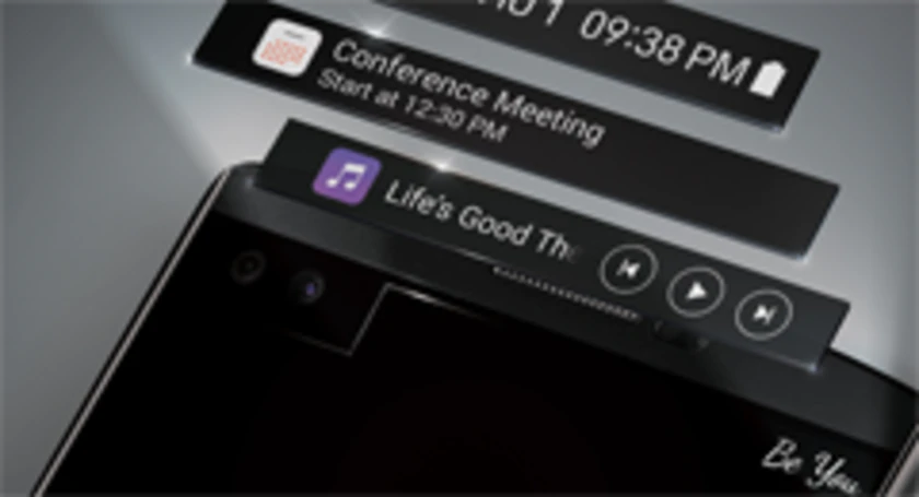 Lg v10 secundary screen