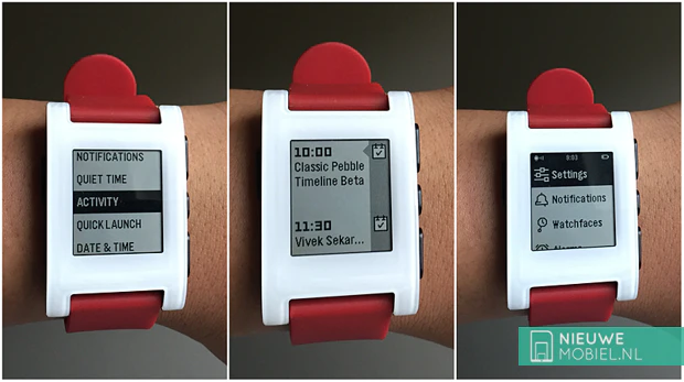 Pebble komt nog dit jaar met Timeline-interface voor eerste generatie en Steel