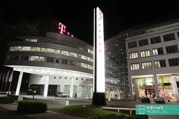 Telekom HQ night