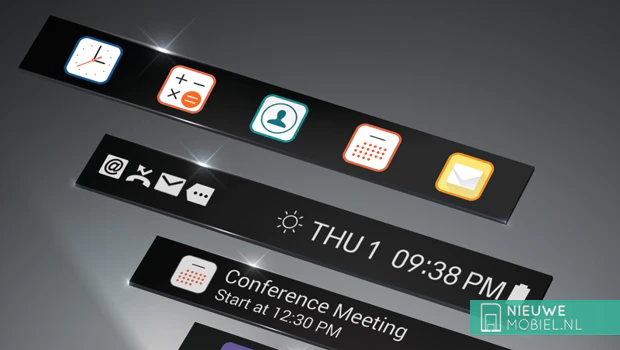 LG V10 secundairy screen