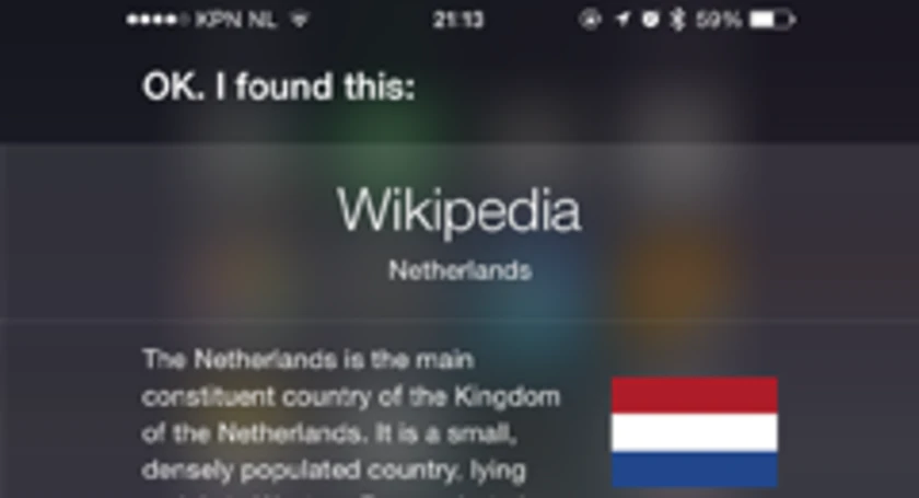 Siri nederlands