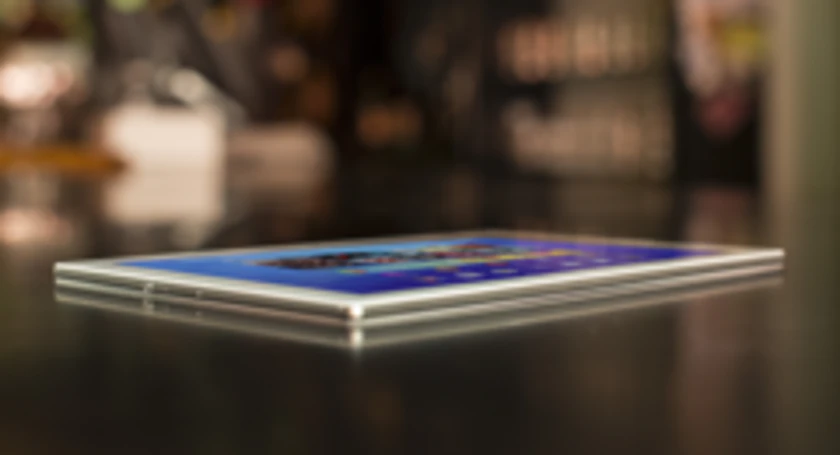 Sony xperia z4 tablet on table