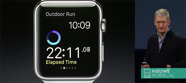 Apple Watch outdoor run
