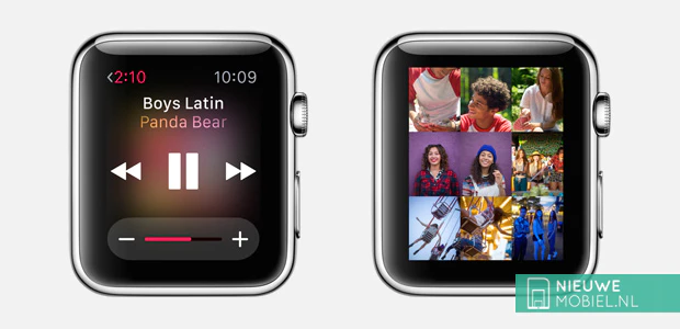 Apple Watch heeft ruimte voor 200 muziekbestanden, 100 foto’s