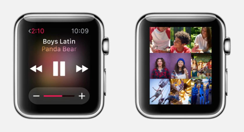 Apple watch music photos