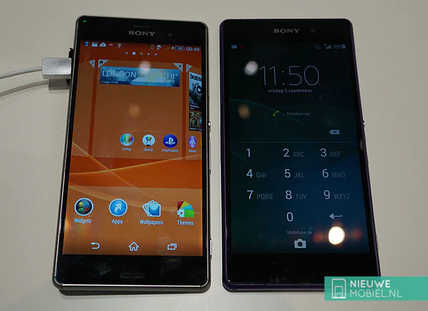 Sony Xperia Z3 display
