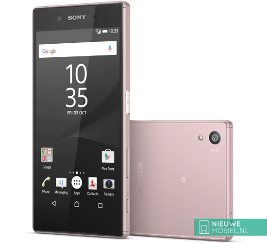 Sony Xperia Z5 voor- en achterkant roze Sony Xperia Z5 voor- en achterkant roze
