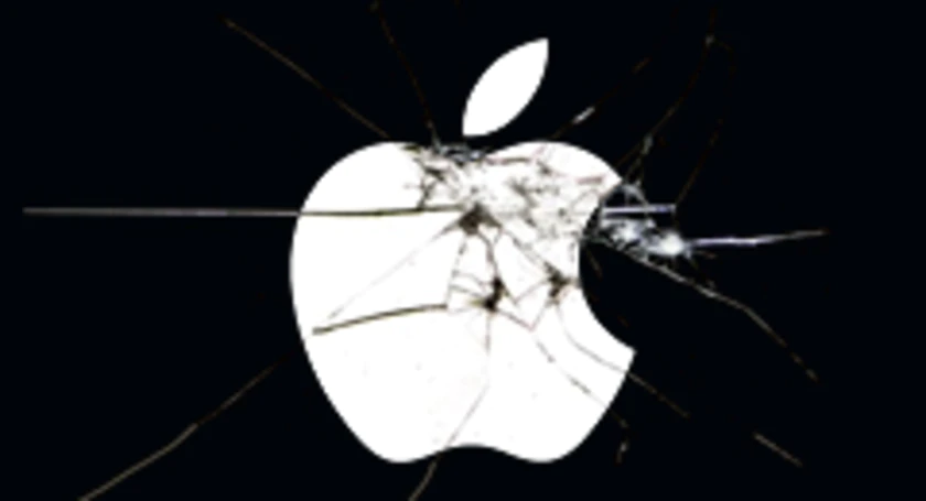 Gebroken apple