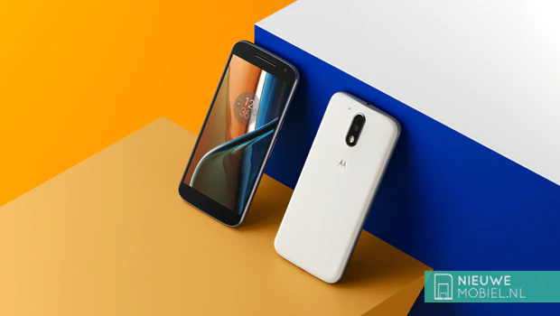 Motorola Moto G4 voor- en achterkant