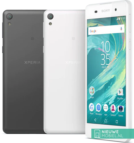 Sony Xperia E5 zwart en wit Sony Xperia E5 zwart en wit