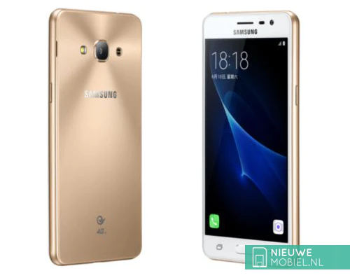 Samsung Galaxy J3 Pro achter- en voorkant Samsung Galaxy J3 Pro achter- en voorkant