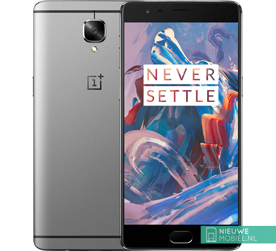 OnePlus 3 Graphite voor- en achterkant