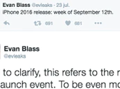 Evleaks Tweet Iphone 2016