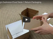 Samsung Galaxy Note 7 Retour Doos