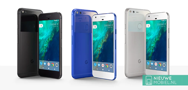 Google Pixel en Pixel XL kleurenschema