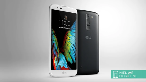 LG K10 wit zwart