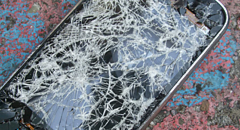Gebroken iphone scherm