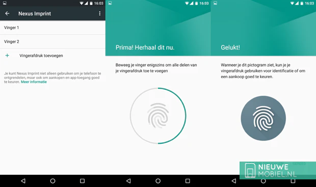 Google overweegt porten Pixel’s vingerafdruk-gestures naar Nexus 6P en 5X