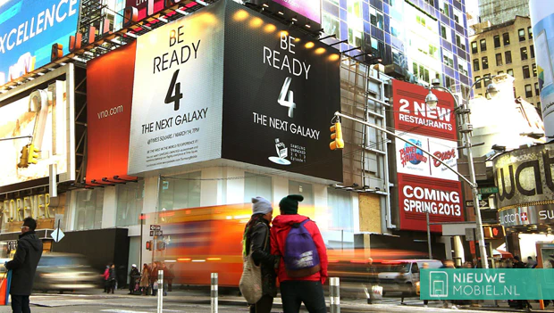 Samsung op Times Square