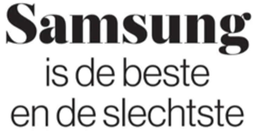 Samsung beste slechtste