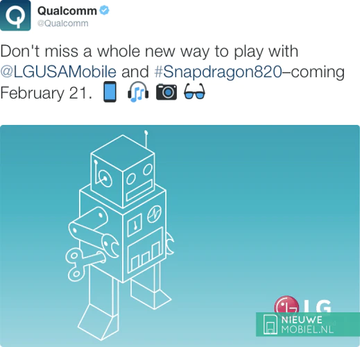 Qualcomm tweet LG G5