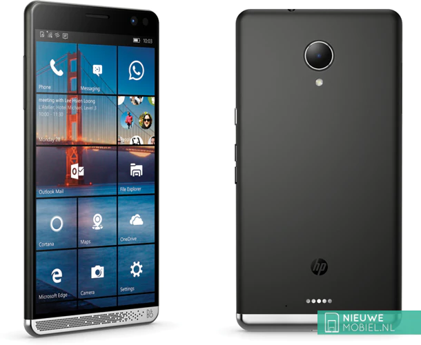 HP Elite x3 voor- en achterkant