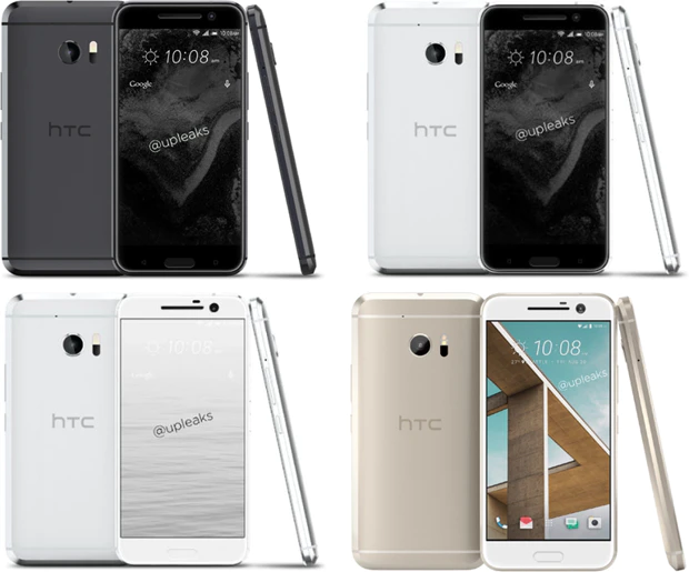 HTC 10 komt in deze vier kleuren