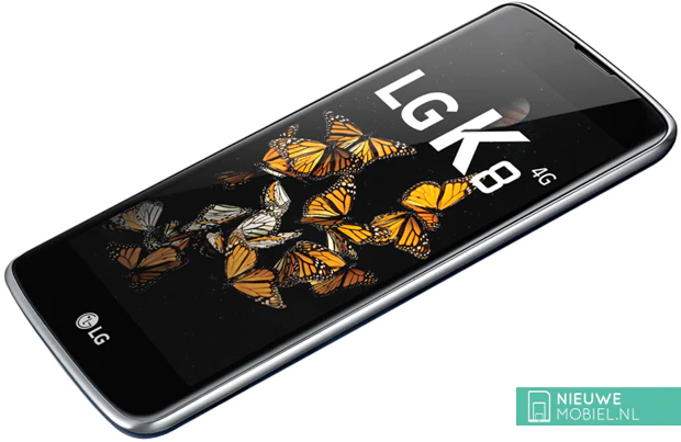 LG K8 4G gebogen glas