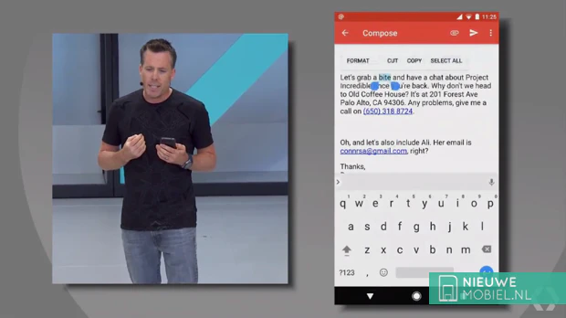 Android O Smart Text Selection