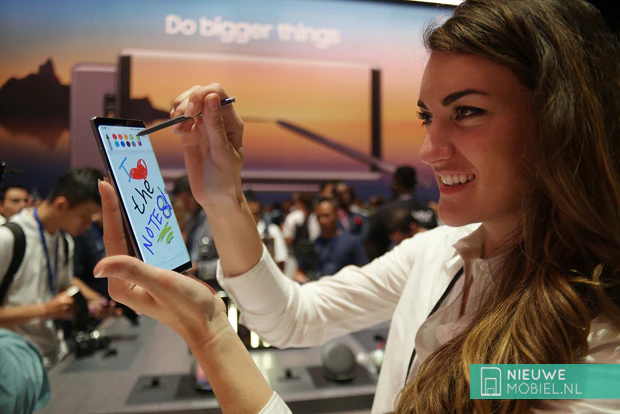 Samsung Galaxy Note8 beeldscherm hands-on