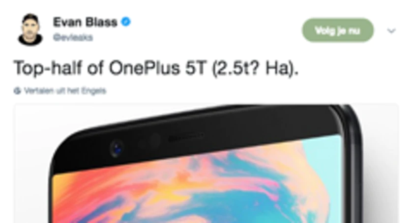 Oneplus 5t evleaks